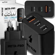 RÝCHLA SIEŤOVÁ NABÍJAČKA USB-C USB 65 W PD QC 4.0 RÝCHLA SIEŤOVÁ NABÍJAČKA USB-C USB 65 W PD QC 4.0
