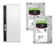 Qnap TS-233 NAS + 2 x 4 TB Seagate IronWolf Qnap TS-233 NAS + 2 x 4 TB Seagate IronWolf