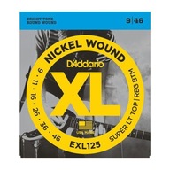Str.D'addario EXL125 pre elektrickú gitaru 9-46 Str.D'addario EXL125 pre elektrickú gitaru 9-46