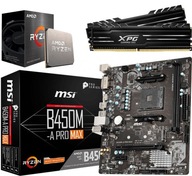 MSI B450M-A PRO MAX + RYZEN 5 5600X + 32 GB 3200 MHz