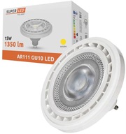 AR111 GU10 LED žiarovka 15W 1350 lm 45 stupňov teplá biela AR111 GU10 LED žiarovka 15W 1350 lm 45 stupňov teplá biela
