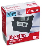 NOVÉ diskety imation IBM 2HD 1,44 MB i12881 10ks