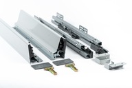 Systembox PUSH-OPEN L-400MM Low Amix sivá Systembox PUSH-OPEN L-400MM Low Amix sivá