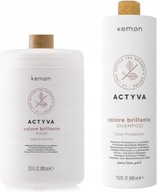 KEMON ACTYVA COLORE BRILLANTE SET NA FARBENIE VLASOV MASKA + ŠAMPÓN