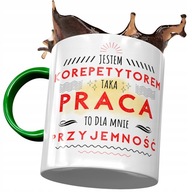 Zelený hrnček pre tútora takejto práce Darček