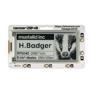 Badger 2040 - modul s displejom ePaper a RP2040 + príslušenstvo Badger 2040 - modul s displejom ePaper a RP2040 + príslušenstvo