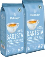 Dallmayr HOME BARISTA CAFE CREMA DOLCE 1kg obilia x2 Dallmayr HOME BARISTA CAFE CREMA DOLCE 1kg obilia x2