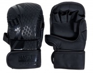 MMA rukavice na sparing, tréning, Krav Maga, MMA MASTERS MATT-BLACK XL
