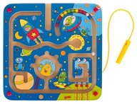 Hračky pre deti Magnetické drevené bludisko Guličky Edukačné Goki Hračky pre deti Magnetické drevené bludisko Guličky Edukačné Goki