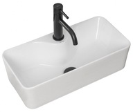 UMÝVADLO NA DRUHU 50X25 CM OBDŽNÍKOVÉ BIELE REA UMÝVADLO NA DRUHU 50X25 CM OBDŽNÍKOVÉ BIELE REA