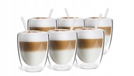 Termálne poháre na kávu 320 ml + slamky 6 kusov