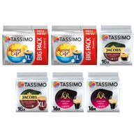 Kapsuly Tassimo Jacobs a L'OR, 106 čiernych káv, 5+1 balenie ZADARMO! Kapsuly Tassimo Jacobs a L'OR, 106 čiernych káv, 5+1 balenie ZADARMO!