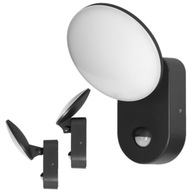 LED NÁSTENNÁ LAMPA SNÍMAČ POHYBU SÚMRAK POHYBLIVÉ ČIERNA 15W IP65 VONKAJŠIE LED NÁSTENNÁ LAMPA SNÍMAČ POHYBU SÚMRAK POHYBLIVÉ ČIERNA 15W IP65 VONKAJŠIE