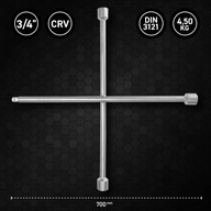 3/4" MJW Wheel Wrench, veľký krížový kľúč na auto na výmenu kolesa. Kríž 3/4" MJW Wheel Wrench, veľký krížový kľúč na auto na výmenu kolesa. Kríž