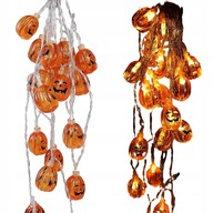 Tekvicový lampáš Halloween Lights 3m 20 LED Tekvicový lampáš Halloween Lights 3m 20 LED