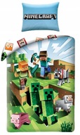 MINECRAFT POSTEĽNE 160/200 ALEX STEVE BAVLNA