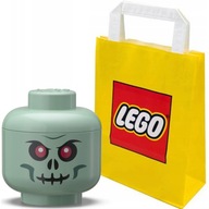 LEGO KONTAJNER MINI ZOMBIE HLAVA HELLOWEEN 11,5CM 0,36L + TAŠKA LEGO KONTAJNER MINI ZOMBIE HLAVA HELLOWEEN 11,5CM 0,36L + TAŠKA