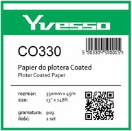 Yvesso natieraný papier 330x45m 90g