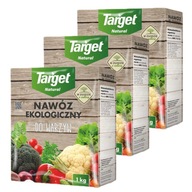 3ks Ekologické hnojivo na zeleninu 1kg Target