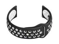 Gumený remienok pre inteligentné hodinky U11 - čierno/biely - 20 mm Gumený remienok pre inteligentné hodinky U11 - čierno/biely - 20 mm