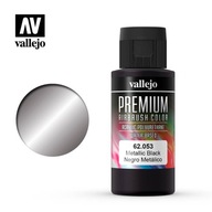 VALLEJO PREMIUM COLOR 62053 METALLIC BLACK 60ml VALLEJO PREMIUM COLOR 62053 METALLIC BLACK 60ml
