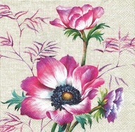 Decoupage obrúsok 1075A obrúsky Sasankové kvety