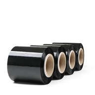 8 x STRETCH MINI RAP FÓLIA 0,43KG 10CM ČIERNA 8 x STRETCH MINI RAP FÓLIA 0,43KG 10CM ČIERNA