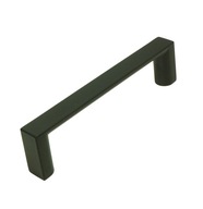 Jednoduchá nábytková úchytka, zamak, čierna 128 mm Jednoduchá nábytková úchytka, zamak, čierna 128 mm