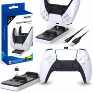 Dual Docking Station Bezdrôtová nabíjačka pre Dualsense PS5 Pad Dual Docking Station Bezdrôtová nabíjačka pre Dualsense PS5 Pad
