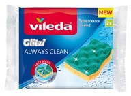 VILEDA INOX Clean Shine umývačka riadu na hrnce, 2 ks