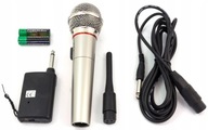 Citlivý bezdrôtový káblový karaoke mikrofón