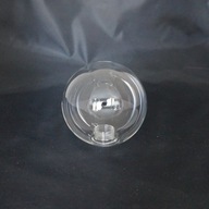 Tienidlo G9 Guľa 12 cm, priehľadné sklo so závitom