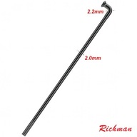 RICHMAN CR14 260mm vystužené oceľové čierne lúče 36 ks RICHMAN CR14 260mm vystužené oceľové čierne lúče 36 ks