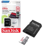 SANDISK 32GB micro SD HC CL10 ULTRA 100MB/s UHS-1+