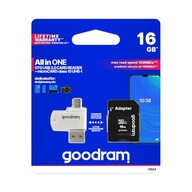 Goodram All in One – pamäťová karta microSD s kapacitou 16 GB