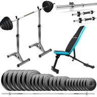 Domáca posilňovňa Set pre silové cvičenia 130kg