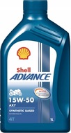 Motocyklový olej Shell Advance 4T AX7 15W-50 1L