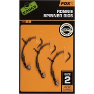 Fox Medium Curve 6 Ronnie Spinner Rigs 3ks háčik Fox Medium Curve 6 Ronnie Spinner Rigs 3ks háčik