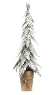 Dekoračný biely vianočný stromček H57 DEcodomi