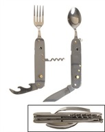Essential 6-v-1 MIL-TEC vreckový nôž + puzdro | Sturm Nemecko
