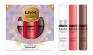 NYX BUTTER GLOSS LIP TRIO Darčeková sada - 01