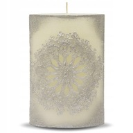 Rozette Candle Candle Slávnostná Ellipse šedá Rozette Candle Candle Slávnostná Ellipse šedá