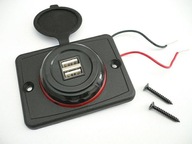 Nabíjačka 2x USB 4.1A Autozásuvka 12V 24V Nabíjačka 2x USB 4.1A Autozásuvka 12V 24V