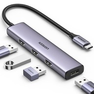 UGREEN ROZBOČOVACÍ ROZBOČOVAČ USB-C TYP C 4x USB 3.2 VEĽMI RÝCHLY UGREEN ROZBOČOVACÍ ROZBOČOVAČ USB-C TYP C 4x USB 3.2 VEĽMI RÝCHLY