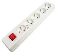 Pre predlžovací kábel Zásuvka 5x2p+Z gn 570 WS biela Pre predlžovací kábel Zásuvka 5x2p+Z gn 570 WS biela
