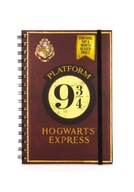 Zápisník A5 Harry Potter Platforma 9 3/4 riadky 80k Zápisník A5 Harry Potter Platforma 9 3/4 riadky 80k