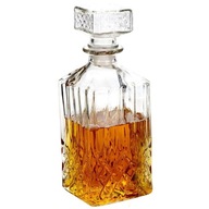 Sklenená karafa na whisky brandy koňak 0,9 l