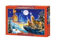 Puzzle 1000 vyjúcich vlkov CASTOR Puzzle 1000 vyjúcich vlkov CASTOR
