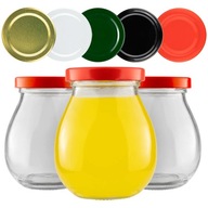 50x JAR sklenená dóza MAJO 245ml nádoba na medový džem dezerty dezert 50x JAR sklenená dóza MAJO 245ml nádoba na medový džem dezerty dezert