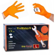 Nitrilové jednorazové oranžové rukavice Grip Orange M 100ks Nitrilové jednorazové oranžové rukavice Grip Orange M 100ks